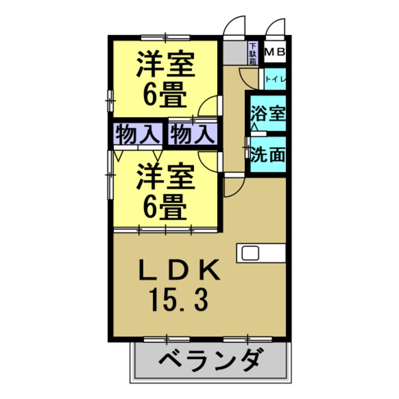 エクセル祥雲の間取り