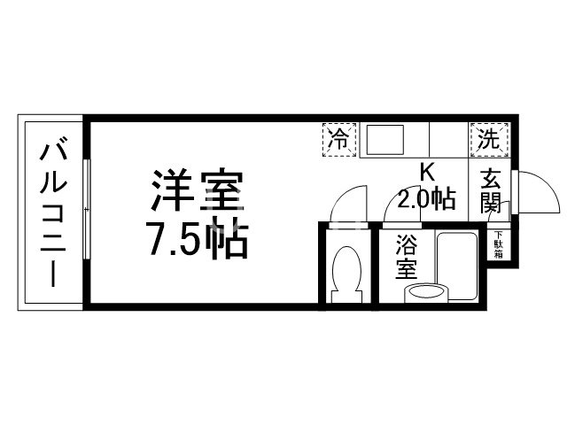 シティーハウスMARSAの間取り