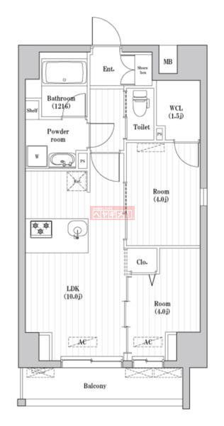 【アーバンパーク押上の間取り】