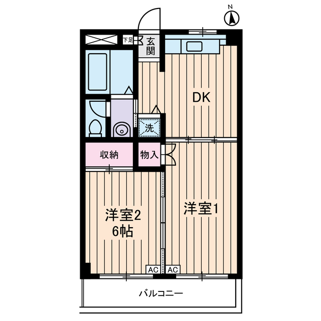 アーバンヒルズ新子安の間取り