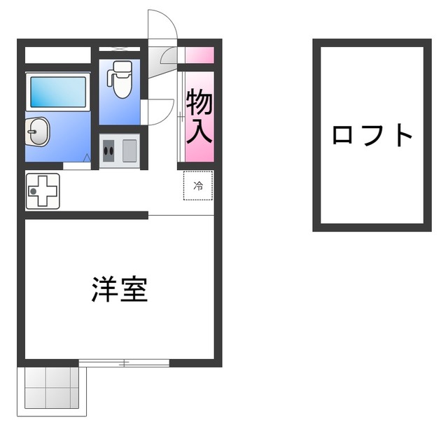 レオパレス日置荘の間取り