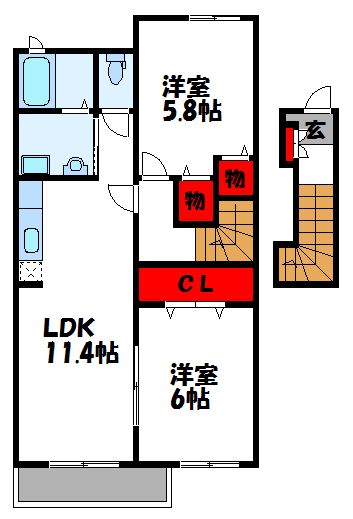 フェアリーライフIの間取り