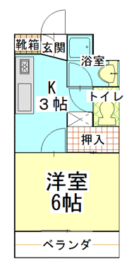 アイン都城の間取り