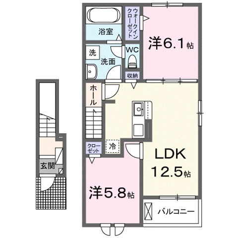 ファミリエ　Iの間取り