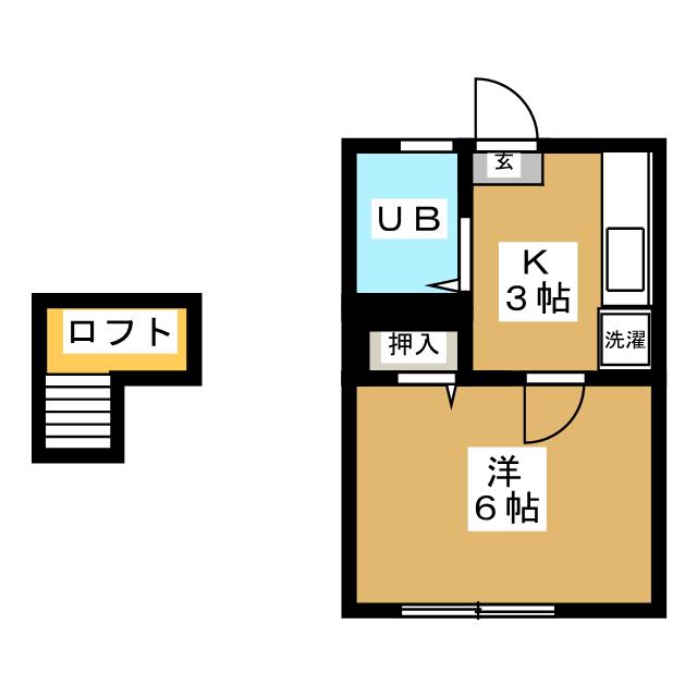 サンフラッツIIの間取り