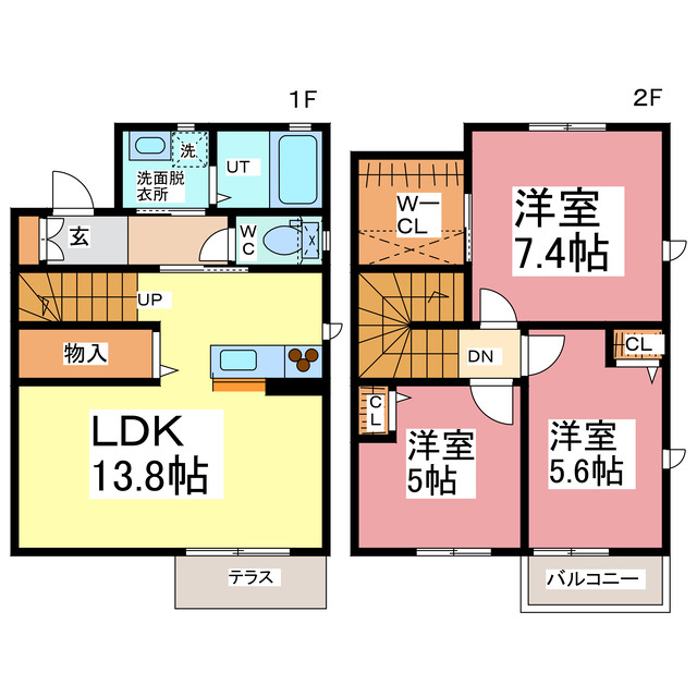 プレミールの間取り