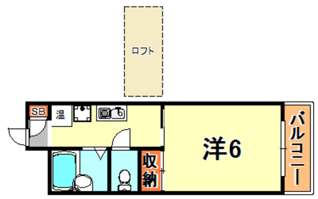 メインリバー住吉川の間取り