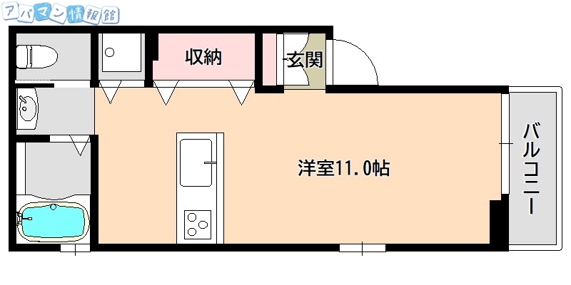 Marguerite南万代の間取り