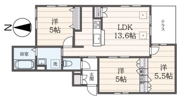 フォートラヴォンの間取り