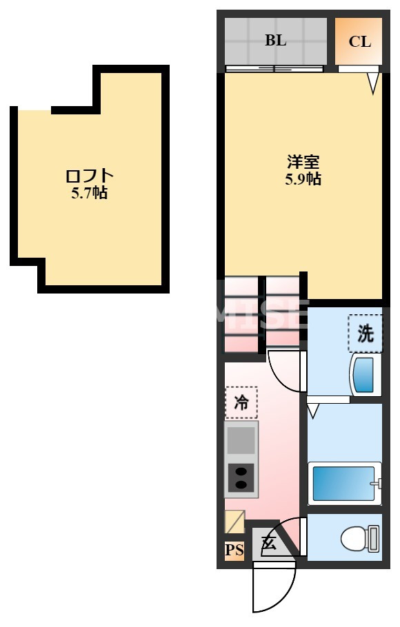 ヴィオラ多良見ICの間取り