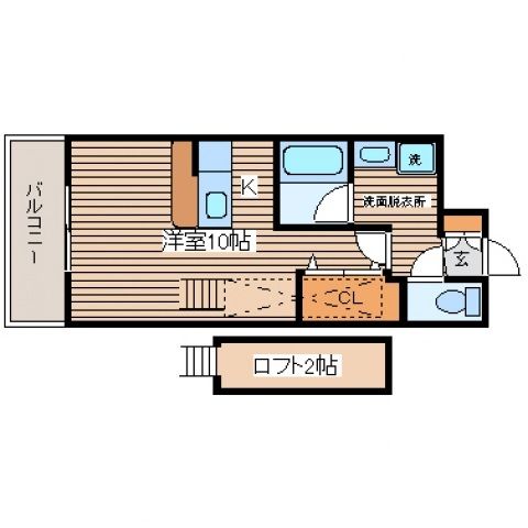 金屋町グランデの間取り