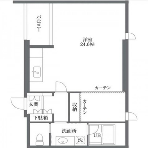 町田市能ヶ谷のマンションの間取り