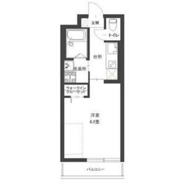 京都市東山区上堀詰町のマンションの間取り