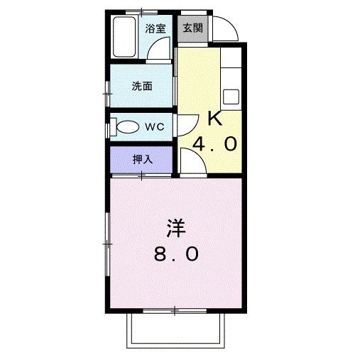 ヤマニハウスＡの間取り