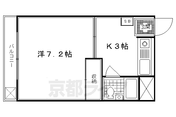 シャトー梅津の間取り