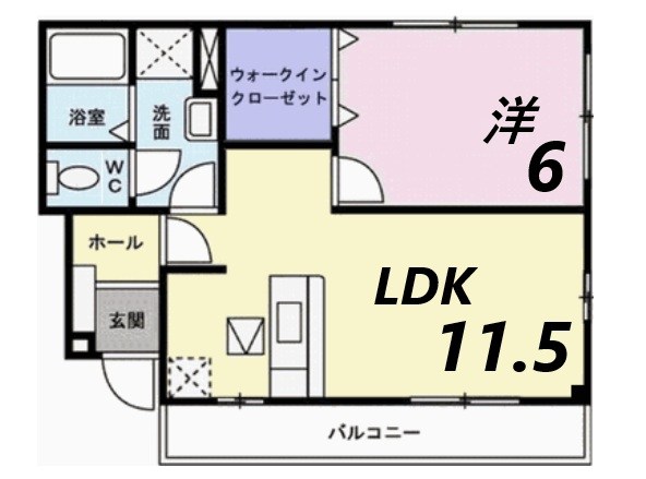 サンセール　IIIの間取り