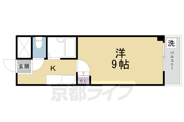 仮称）東九条河西町ＰＪの間取り