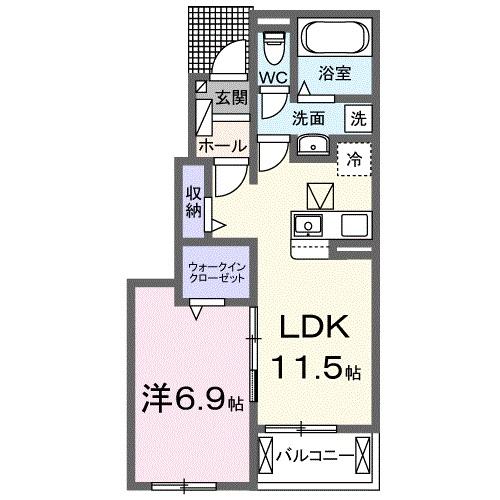 ベルソレイユIの間取り