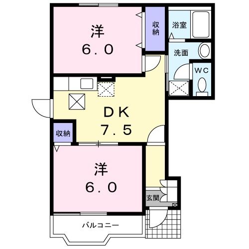 ティンカ－ベルの間取り