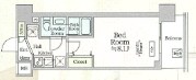 川崎市川崎区堀之内町のマンションの間取り