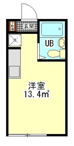 相模原市南区麻溝台のアパートの間取り