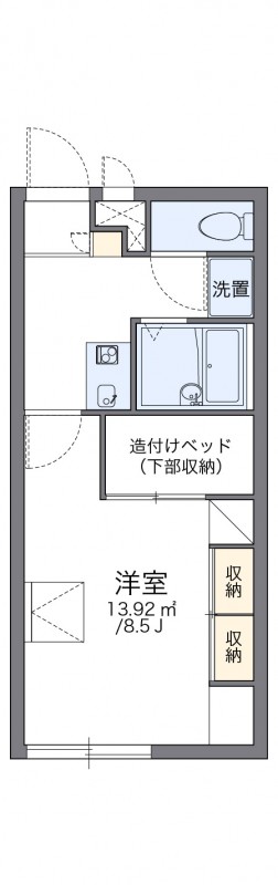 飯塚市小正のアパートの間取り