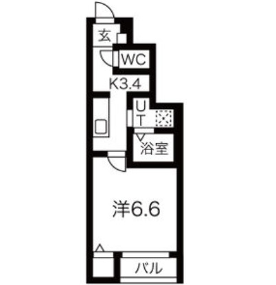 アプリーレの間取り