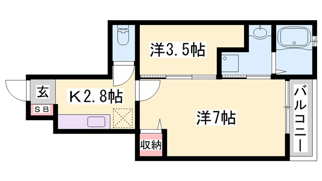 サンフラワーの間取り