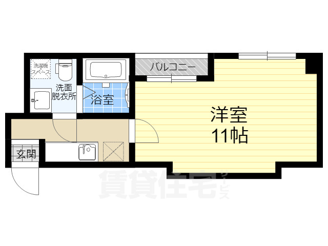 GARNET RESIDENCE 北野白梅一番の間取り