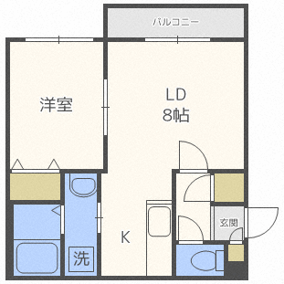 アルシオーネN4の間取り