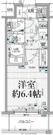 エスリード神戸兵庫駅アクアヴィラの間取り