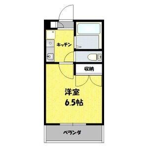 岡崎市本宿台のアパートの間取り