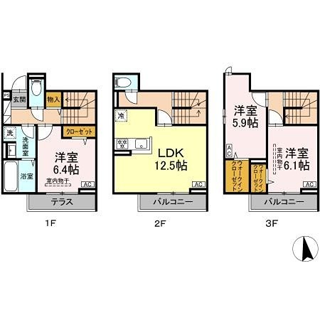 グラナーデ荒川の間取り