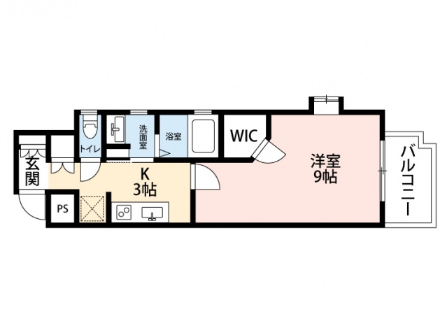 広島市中区住吉町のマンションの間取り