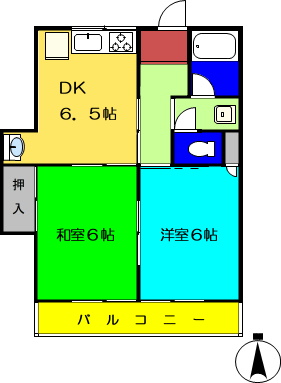 ルピナス櫛引の間取り