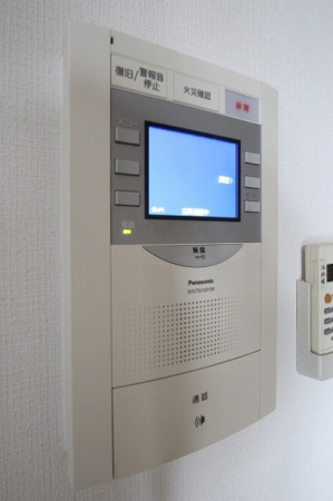セキュリティ　モニター付きです