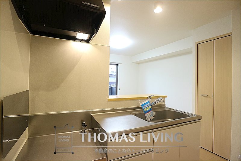 キッチン　コンロ設置可。お好きなコンロを設置ください。