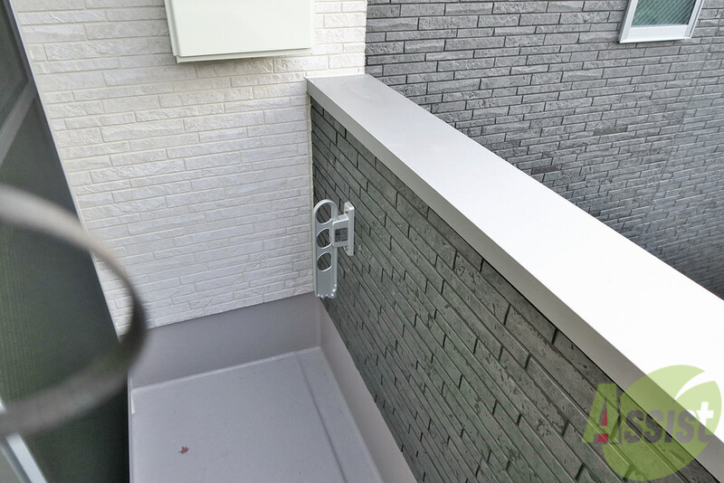 バルコニー　東向きですので、洗濯物がよく乾きそうです☆