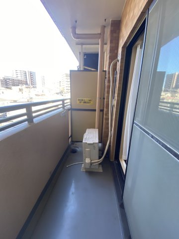 バルコニー　ゆとりのあるバルコニーです