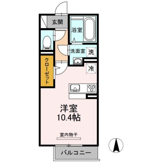 グレイス西崎の間取り写真