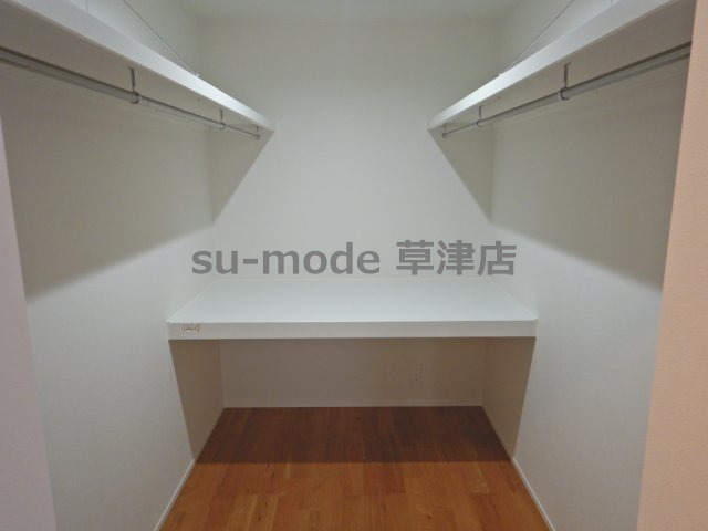 収納　たっぷりとした収納スペースです