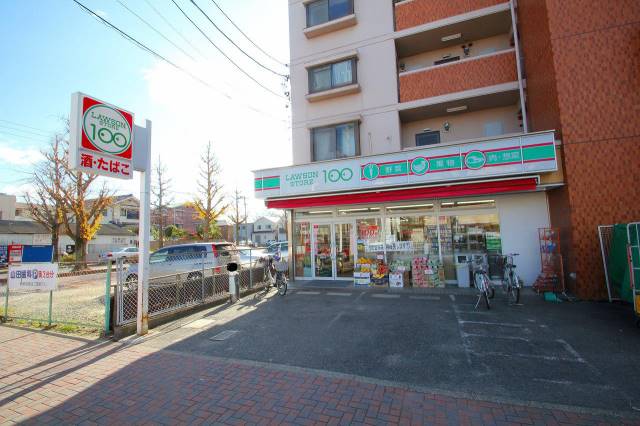 コンビニ　ローソンストア100 LS稲葉地店（コンビニ）まで478m