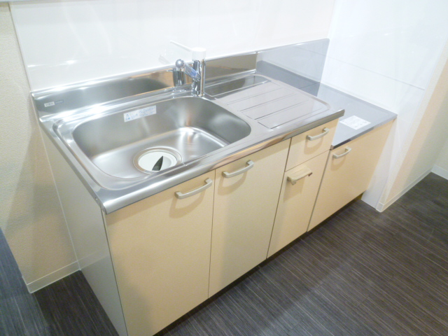 キッチン　ガスコンロ設置予定。