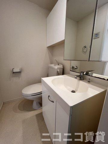 洗面設備　モデルルームのため現状を優先いたします。