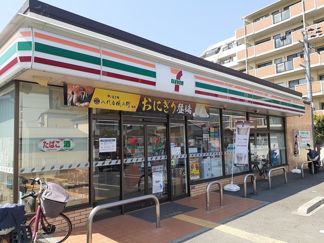 コンビニ　セブンイレブン泉大津下之町店（コンビニ）まで450m