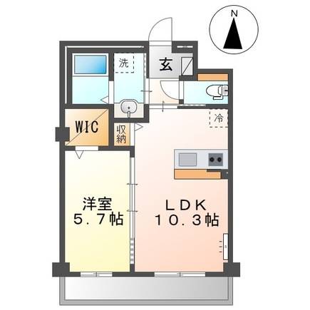 メゾンボヌールAの間取り写真