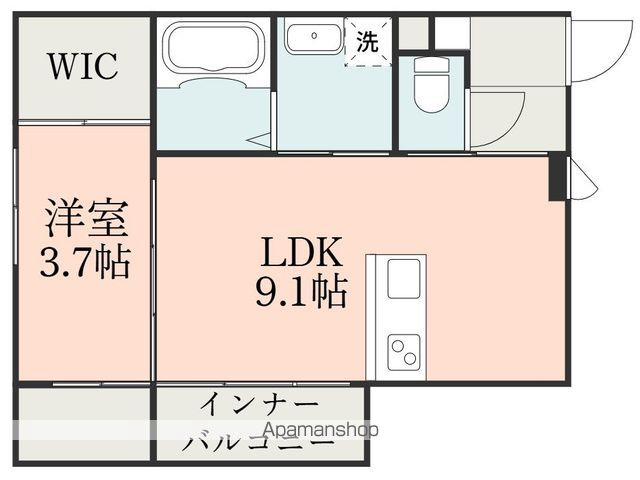 LA-CHIC武の間取り写真