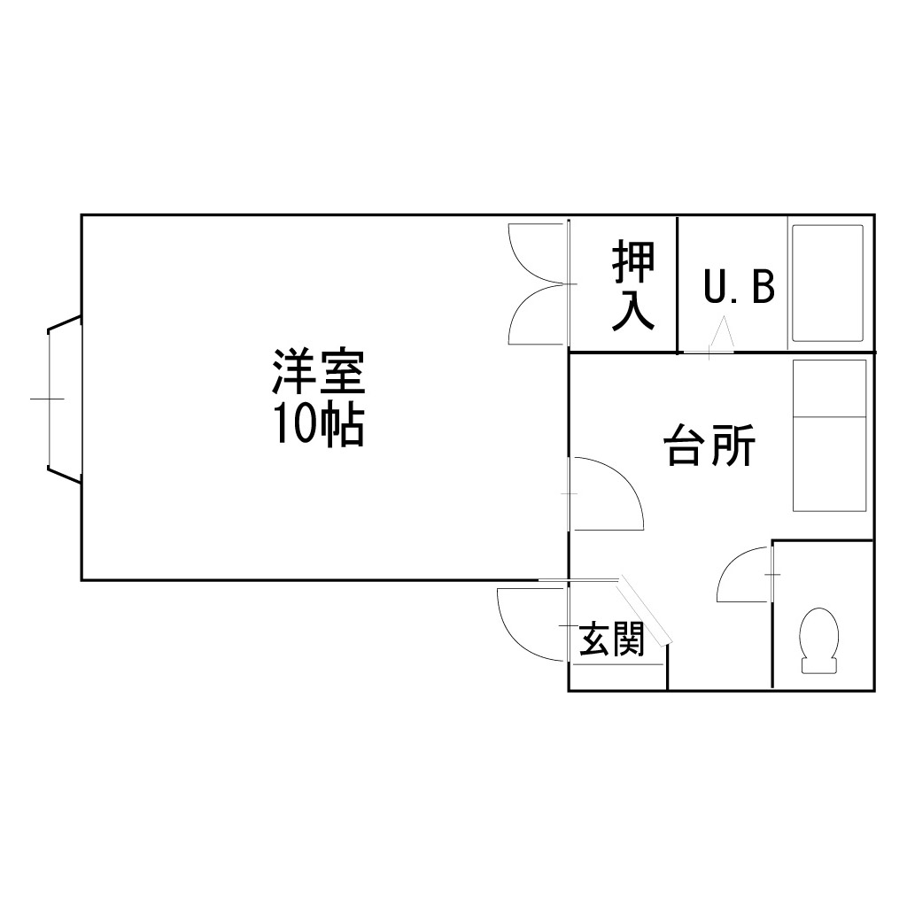 コーポナカンラの間取り