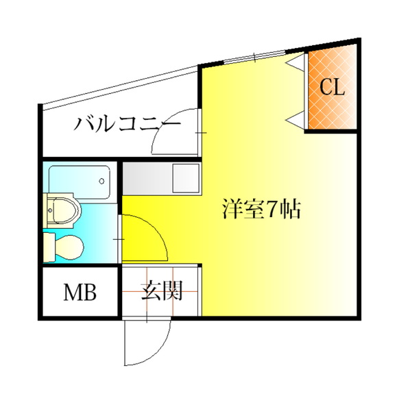 羽曳野市はびきののマンションの間取り