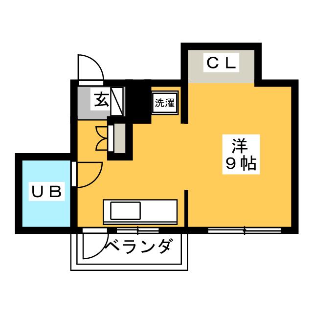 田辺ローヤルコーポの間取り